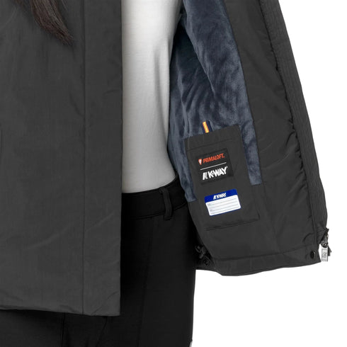 K - Way Giacca imbottita Giubbotto Donna Lil Soft Touch Marmotta 5 - Francavilla Moda